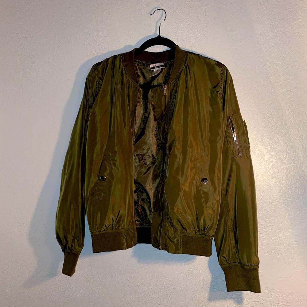 Olive green Bomber Jacket